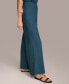 Фото #3 товара Women's Crinkle Wide Leg Pants