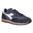 Diadora Equip H Dirty Stone Wash Evo Lace Up Mens Blue Sneakers Casual Shoes 17