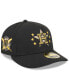 Фото #1 товара Бейсболка New Era Мужская черная Houston Astros 2024 Armed Forces Day Low Profile 59FIFTY Fitted Hat