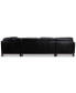 Virton 136" 4-Pc. Leather Chaise Sectional Sofa, Created for Macy's