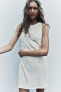 Фото #1 товара Платье-комбинация со стразами ZARA