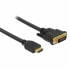 DELOCK 903128012 5 m HDMI To DVI Cable - фото #2