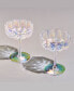 Flower Vintage Glass Coupes, Set of 2