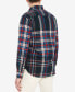 Фото #5 товара Men's Gradient Check Regular-Fit Long-Sleeve Button-Down Shirt