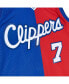 Men's Lamar Odom Royal, Red LA Clippers Hardwood Classics 2000-01 Split Swingman Jersey