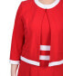 ფოტო #4 პროდუქტის Women's Elbow Sleeve Colorblocked Dress, 2 Piece Set