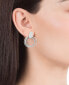 Timeless steel earrings with zircons Chic 75279E01000