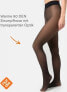 Фото #8 товара Strumpfhose warm & transparent strapazierfähig schwarz Gr. 38/40, 80 DEN, 1 St