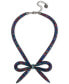 Фото #2 товара Betsey Johnson mesh Bow Collar Necklace