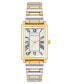 Women's Quartz Two-Tone Alloy Bracelet Watch, 21mm