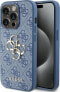 Guess Guess GUHCP15L4GMGBL iPhone 15 Pro 6.1" niebieski/blue hardcase 4G Big Metal Logo - фото #12