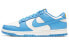 Фото #2 товара Nike Dunk Low "Coast" 防滑 低帮 板鞋 女款 北卡蓝 / Кроссовки Nike Dunk Low DD1503-100