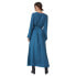 SALSA JEANS 125382 Multifunctional Cross-Over Dress Long Sleeve Long Dress