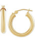 ფოტო #1 პროდუქტის 14k Gold Hoop Earrings (18mm)