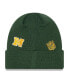 ფოტო #2 პროდუქტის Big Boys Green Green Bay Packers Identity Cuffed Knit Hat