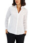 Women's Easy Care Button Up Long Sleeve Blouse