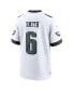 ფოტო #2 პროდუქტის Nike Men's DeVonta Smith White Philadelphia Eagles White Game Jersey