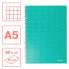 ESSELTE Wiro Cardboard Covers Color Breeze A5 Squared Notebook