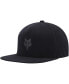 ფოტო #4 პროდუქტის Men's Black Snapback Hat