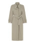 Фото #4 товара Women's Double-Breasted Oversized Trench Coat