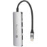 Фото #6 товара Techly IUSB31C-HUB4TLY - USB 3.2 Gen 1 (3.1 Gen 1) Type-C - USB 3.2 Gen 1 (3.1 Gen 1) Type-A - 5000 Mbit/s - Silver - Aluminium - 60 W