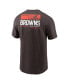 ფოტო #3 პროდუქტის Men's Brown Cleveland Browns Team Incline T-shirt