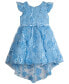 ფოტო #4 პროდუქტის Toddler Girls Floral Soutache Hi-Low Social Dress