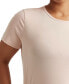 ფოტო #3 პროდუქტის Plus Size Stretch Cotton T-Shirt