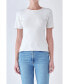 ფოტო #1 პროდუქტის Women's Knotted Back Detail Knit Top