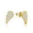 Gold-plated earrings Angel wings AGUP2610-GOLD