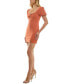 ფოტო #4 პროდუქტის Juniors' Twist-Front Bodycon Dress