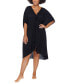 Фото #1 товара Raisins 299121 Curve Plus Size Solid Paraiso Twist-Front Swim Dress Cover-Up 2X