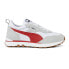 Фото #1 товара Puma Rider Fv Essential Lace Up Mens White Sneakers Casual Shoes 38718002