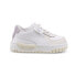 Фото #1 товара Puma Cali Dream Lace Up Toddler Girls White Sneakers Casual Shoes 38452302