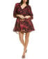 Фото #1 товара Auguste Willow Mini Dress Women's Red Xs