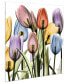 Tulip Scape x-ray II Frameless Free Floating Tempered Glass Panel Graphic Wall Art, 24" x 24" x 0.2"