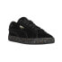 Puma Suede Mono Speckle Lace Up Toddler Boys Black Sneakers Casual Shoes 386854