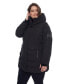 ფოტო #2 პროდუქტის Plus Size Kootney Mid-Length Parka Coat