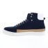 Фото #5 товара English Laundry Highfield ELH2030 Mens Blue Leather Lifestyle Sneakers Shoes 8