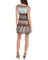 M Missoni Abstract Motif Knit Mini Dress Women's