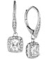 ფოტო #1 პროდუქტის PAVE CRYSTAL DROP EARRINGS