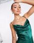 Фото #8 товара Little Mistress jumpsuit in emerald green