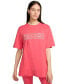 ფოტო #1 პროდუქტის Women's Sportswear Cotton Logo Crewneck T-Shirt