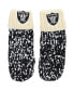 Фото #1 товара Men's Black Las Vegas Raiders Confetti Cream Mittens