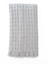 Фото #1 товара Soft Grey Turkish Cotton Waffle Hand Towel- Set of 2