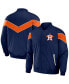 Men's Darius Rucker Collection by Navy Houston Astros Baseball Raglan Full-Snap Jacket