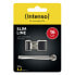Intenso Slim Line - 16 GB - USB Type-A - 3.2 Gen 1 (3.1 Gen 1) - 100 MB/s - Cap - Black