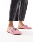 ASOS DESIGN Mia mule in pink Розовый крокодил, 35 - фото #3