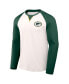 Фото #2 товара Men's NFL x Darius Rucker Collection by Cream, Green Green Bay Packers Long Sleeve Raglan T-shirt