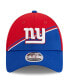ფოტო #4 პროდუქტის Men's Red, Royal New York Giants 2023 Sideline 9FORTY Adjustable Hat